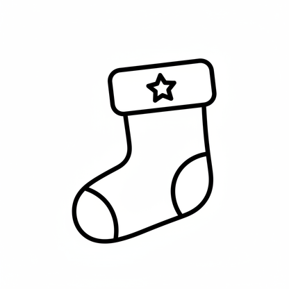 Ausstechform-Set – Weihnachtsstrumpf (STL, 2‑teilig) – Produktbild