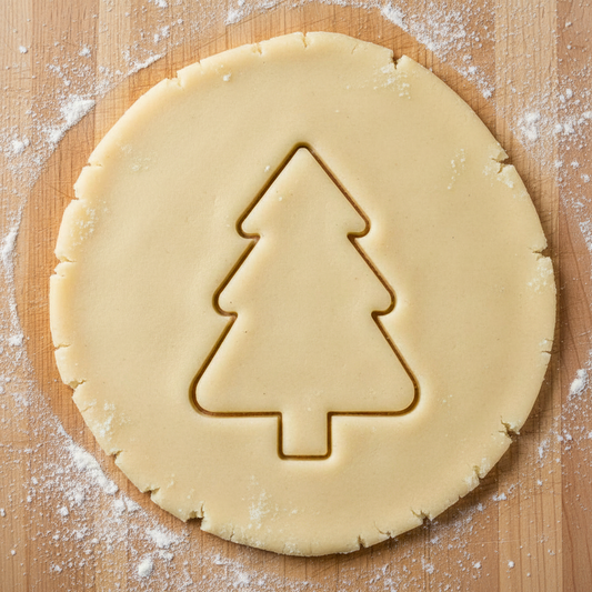 Ausstechform-Set – Weihnachtsbaum (Variante) (STL, 2‑teilig) – Rohling