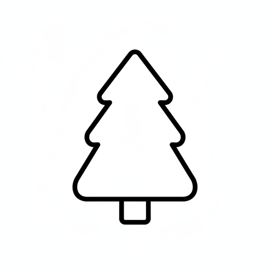Ausstechform-Set – Weihnachtsbaum (Variante) (STL, 2‑teilig) – Produktbild