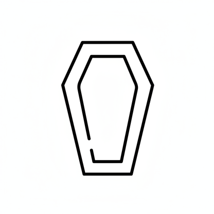 Ausstechform-Set – Sarg (STL, 2‑teilig) – Produktbild