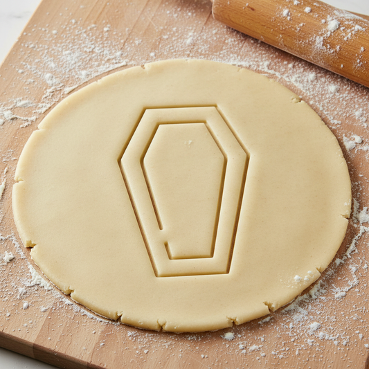 Ausstechform-Set – Sarg (STL, 2‑teilig) – Rohling