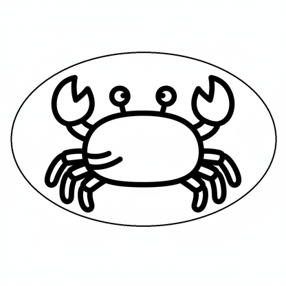 Ausstechform-Set – Krabbe (STL, 2‑teilig) – Produktbild