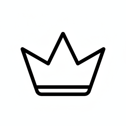 Ausstechform Krone – STL Cookie Cutter Set (2‑teilig)