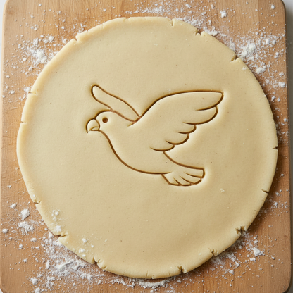 Ausstechform-Set – Adler (STL, 2‑teilig) – Rohling