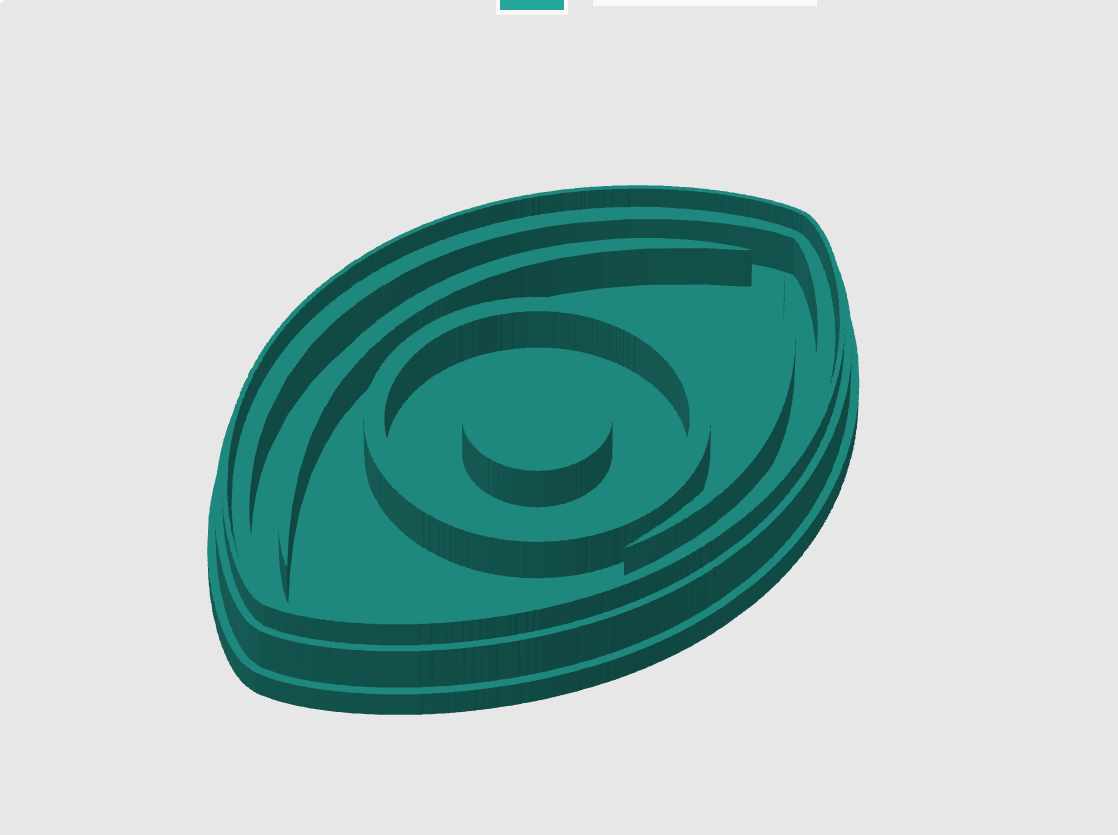 Ausstechform-Set – Auge (STL, 2‑teilig) – Cutter/Imprint Vorschau