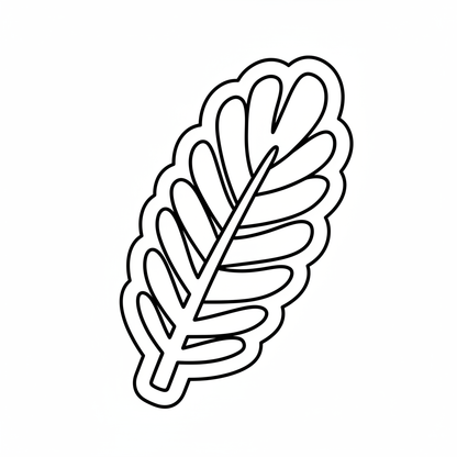 Ausstechform-Set – Tannenzweig (STL, 2‑teilig) – Produktbild