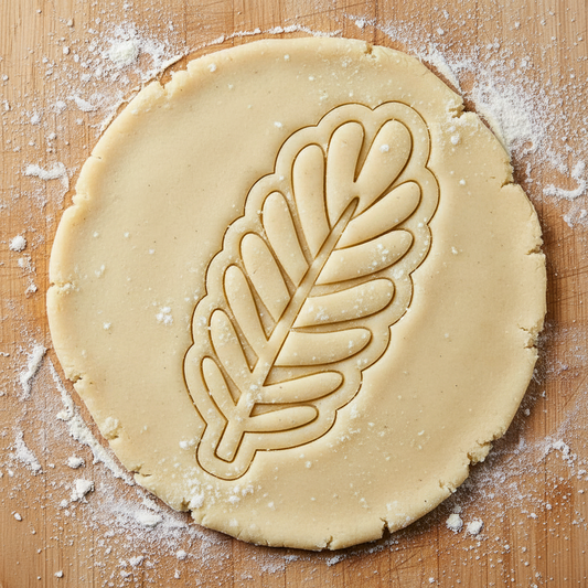 Ausstechform-Set – Tannenzweig (STL, 2‑teilig) – Rohling