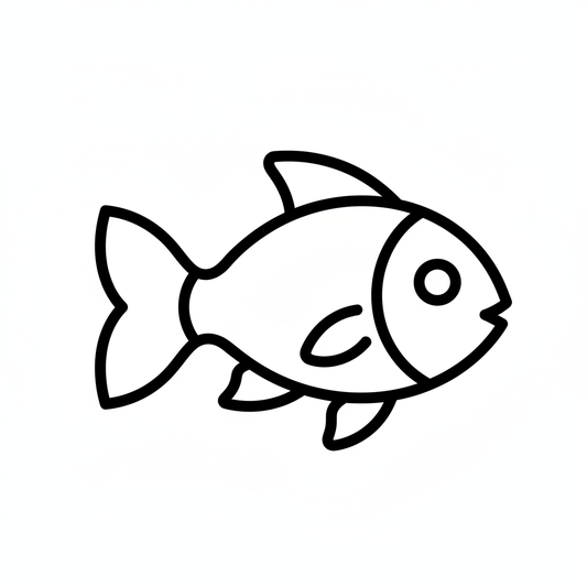 Ausstechform Fisch – STL Cookie Cutter Set (2‑teilig)