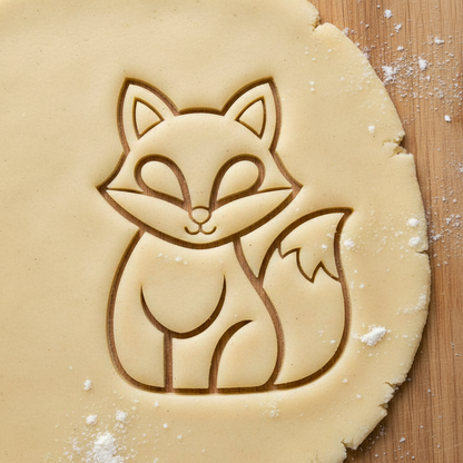 Ausstechform-Set – Fuchs (STL, 2‑teilig) – Rohling
