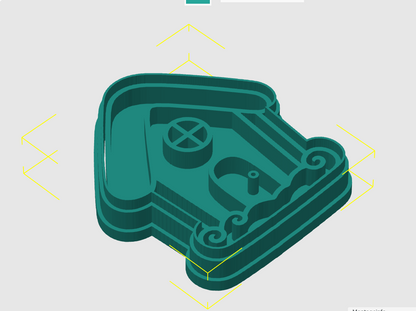 Ausstechform-Set – Lebkuchenhaus (STL, 2‑teilig) – Cutter/Imprint Vorschau