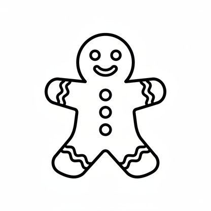 Ausstechform-Set – Lebkuchenmann (STL, 2‑teilig) – Produktbild