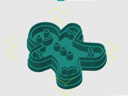 Ausstechform-Set – Lebkuchenmann (STL, 2‑teilig) – Cutter/Imprint Vorschau