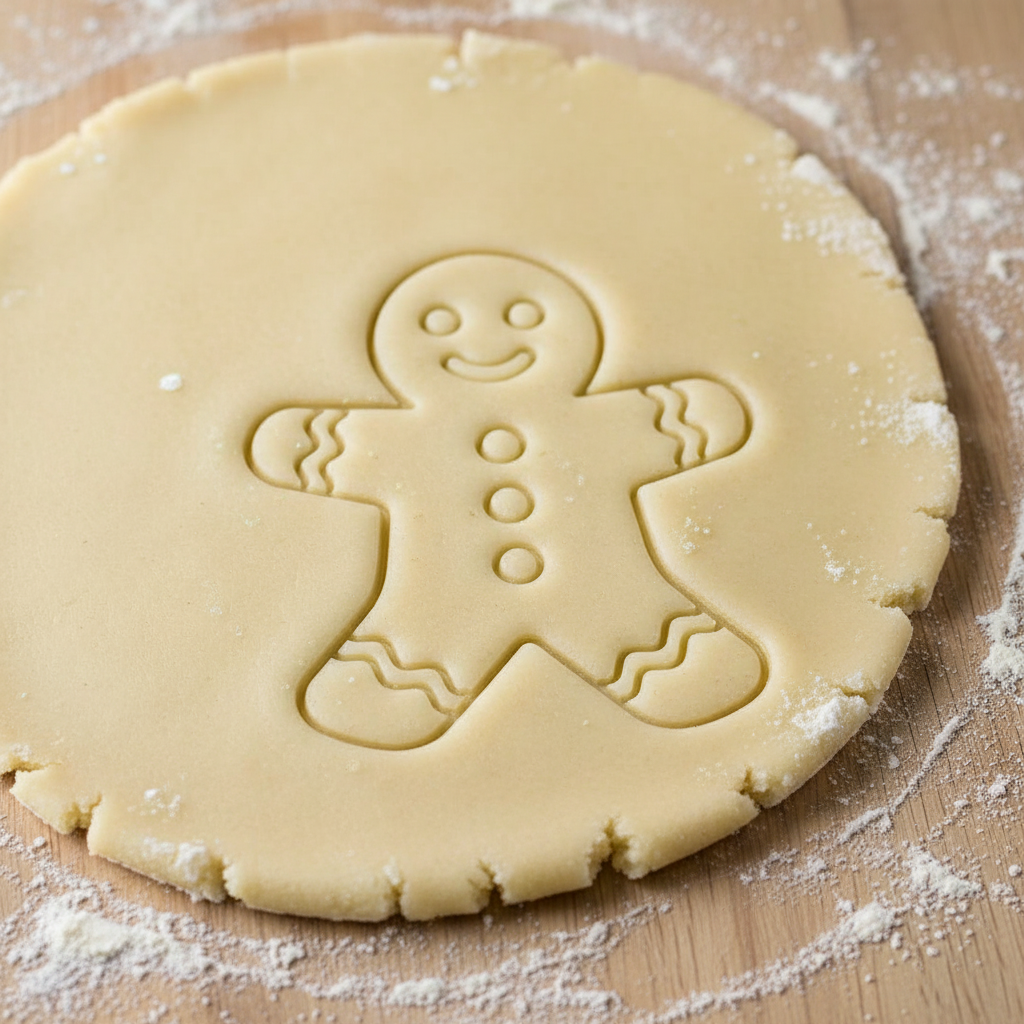 Ausstechform-Set – Lebkuchenmann (STL, 2‑teilig) – Rohling