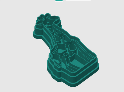 Ausstechform-Set – Giraffe (STL, 2‑teilig) – Cutter/Imprint Vorschau