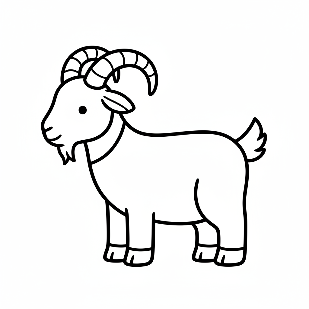 Ausstechform-Set – Ziege (STL, 2‑teilig) – Produktbild