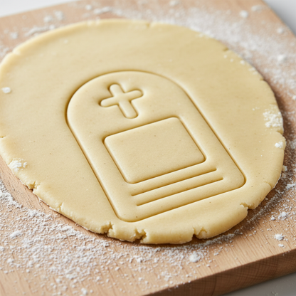 Ausstechform-Set – Grabstein (STL, 2‑teilig) – Rohling