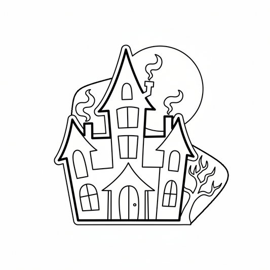 Ausstechform-Set – Spukhaus (STL, 2‑teilig) – Produktbild