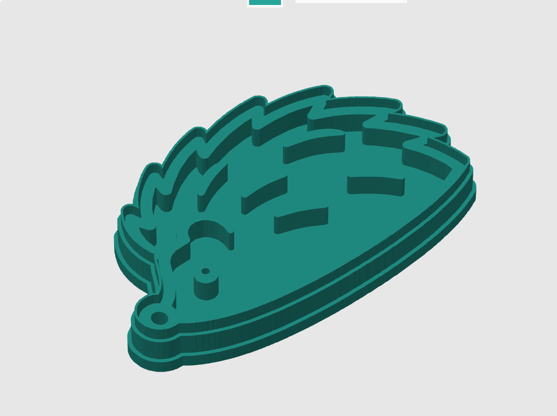 Ausstechform-Set – Igel (STL, 2‑teilig) – Cutter/Imprint Vorschau