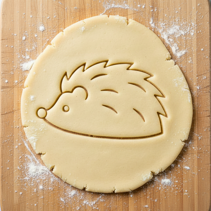 Ausstechform-Set – Igel (STL, 2‑teilig) – Rohling