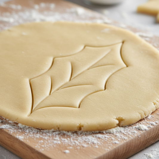 Ausstechform-Set – Stechpalmenblatt (STL, 2‑teilig) – Rohling