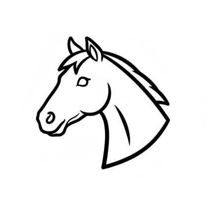 Ausstechform Pferd – STL Cookie Cutter Set (2‑teilig)