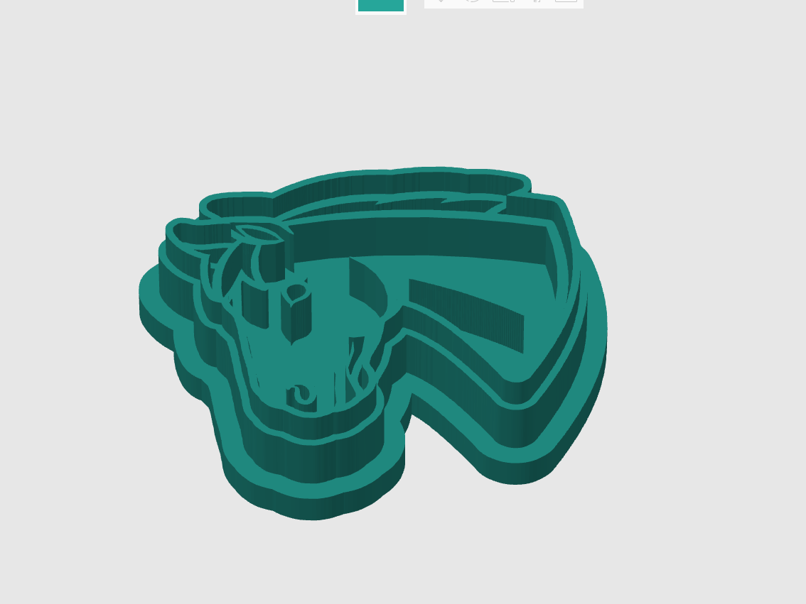 Ausstechform-Set – Pferd (STL, 2-teilig)