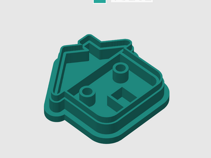 Ausstechform-Set – Haus (STL, 2-teilig)