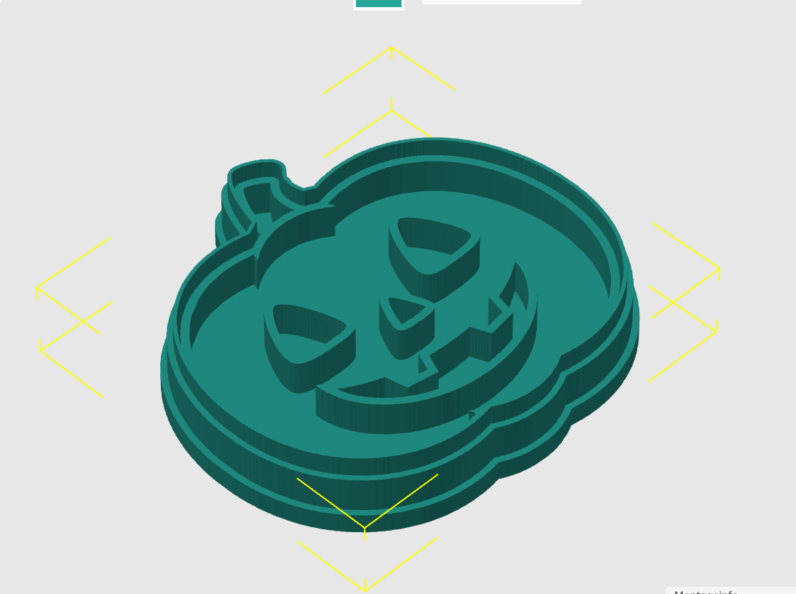 Ausstechform-Set – Kürbislaterne (STL, 2‑teilig) – Cutter/Imprint Vorschau