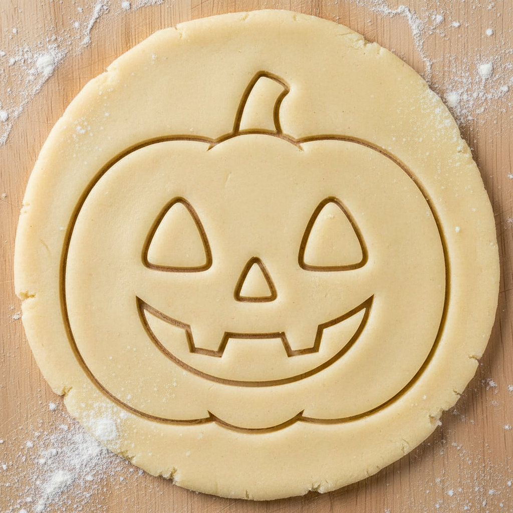 Ausstechform-Set – Kürbislaterne (STL, 2‑teilig) – Rohling