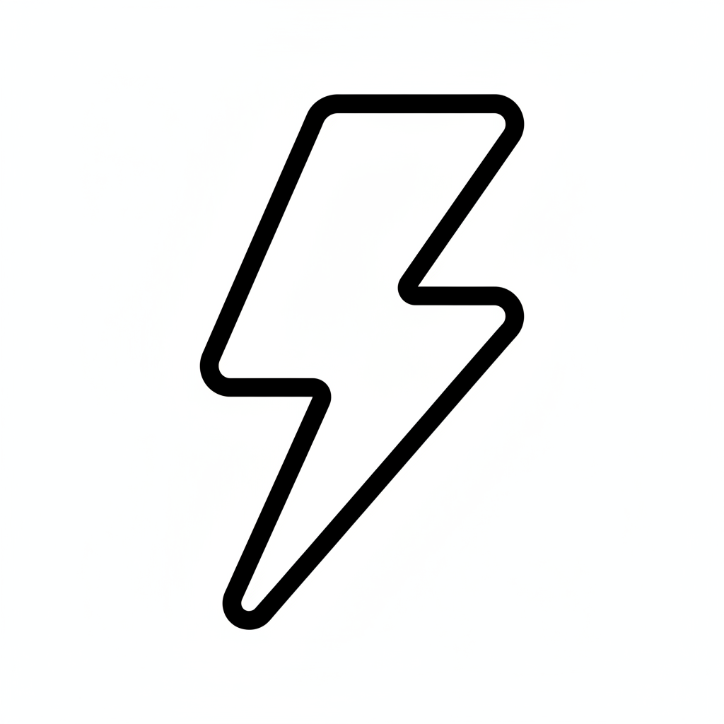 Ausstechform Blitz – STL Cookie Cutter Set (2‑teilig)