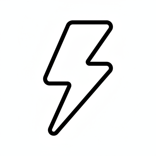 Ausstechform Blitz – STL Cookie Cutter Set (2‑teilig)