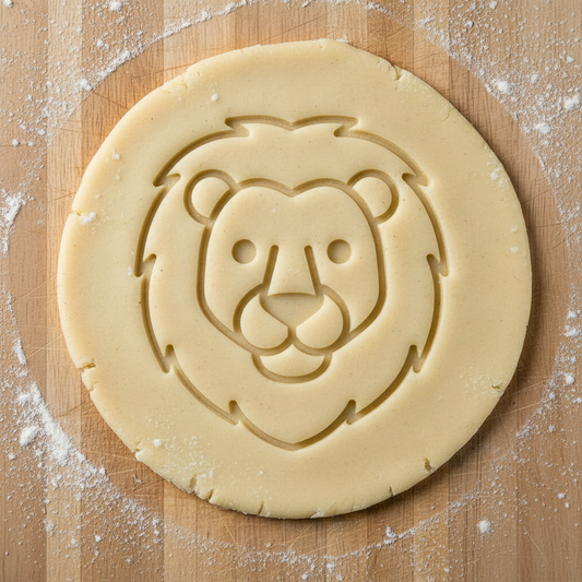 Ausstechform-Set – Löwe (STL, 2‑teilig) – Rohling