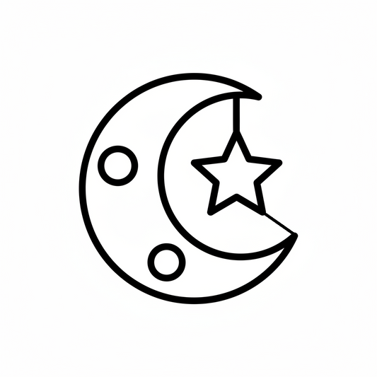 Ausstechform-Set – Mond (STL, 2‑teilig) – Produktbild