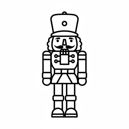 Ausstechform-Set – Nussknacker (STL, 2‑teilig) – Produktbild