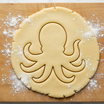 Ausstechform-Set – Oktopus (STL, 2‑teilig) – Rohling