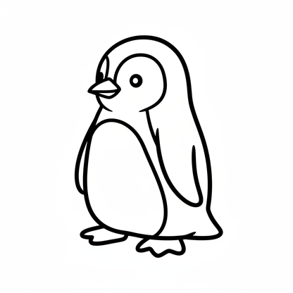 Ausstechform-Set – Pinguin (STL, 2‑teilig) – Produktbild