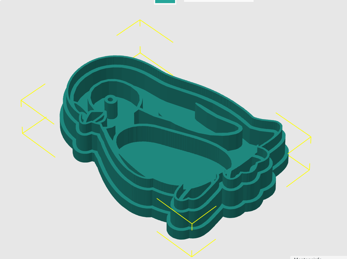 Ausstechform-Set – Pinguin (STL, 2‑teilig) – Cutter/Imprint Vorschau