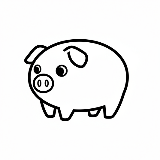 Ausstechform-Set – Schwein (STL, 2‑teilig) – Produktbild