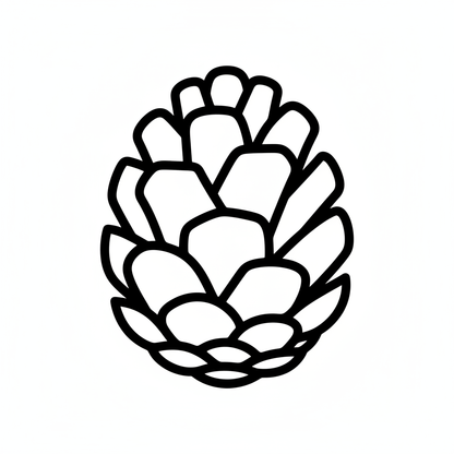 Ausstechform-Set – Tannenzapfen (STL, 2‑teilig) – Produktbild