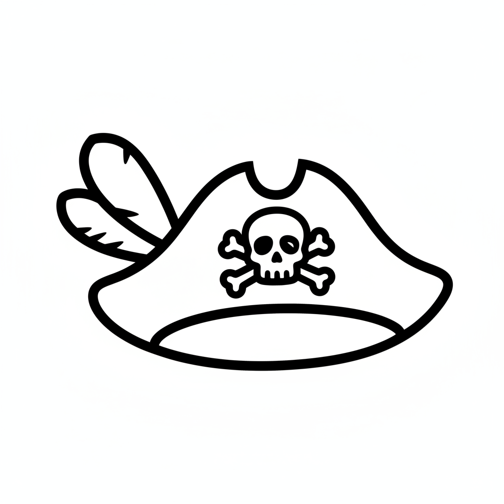 Ausstechform Piratenhut – STL Cookie Cutter Set (2‑teilig)