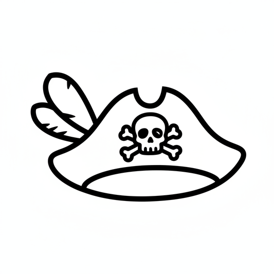 Ausstechform Piratenhut – STL Cookie Cutter Set (2‑teilig)