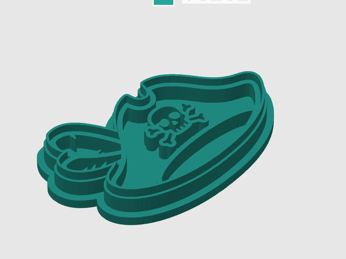 Ausstechform-Set – Piratenhut (STL, 2-teilig)