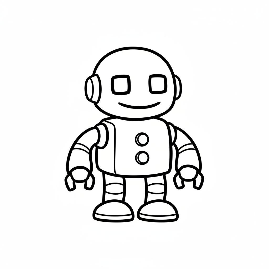 Ausstechform Roboter – STL Cookie Cutter Set (2‑teilig)