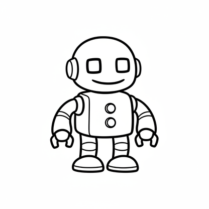 Ausstechform Roboter – STL Cookie Cutter Set (2‑teilig)