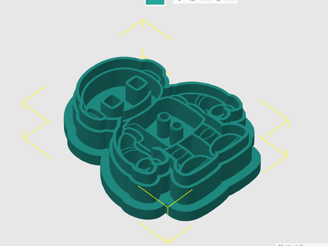 Ausstechform-Set – Roboter (STL, 2-teilig)