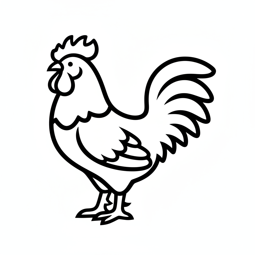 Ausstechform-Set – Hahn (STL, 2‑teilig) – Produktbild