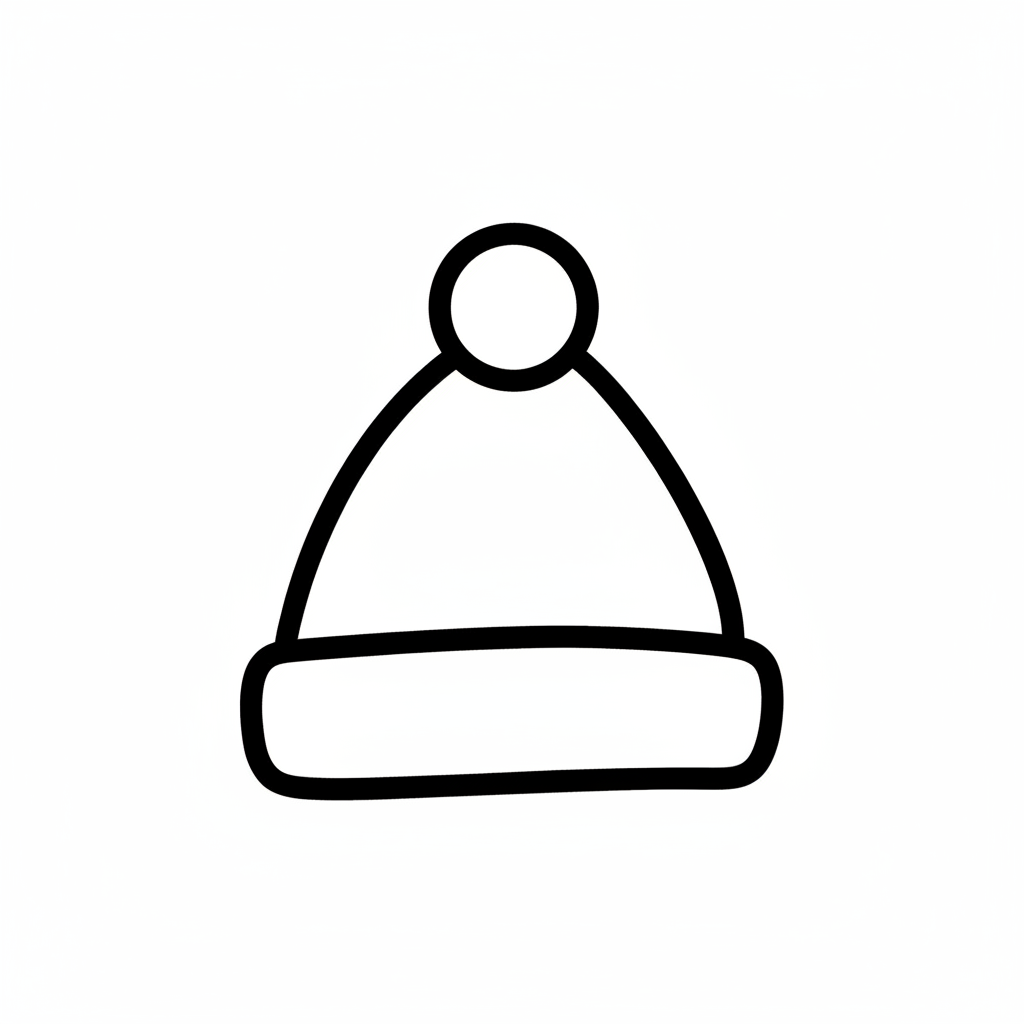 Ausstechform-Set – Weihnachtsmütze (STL, 2‑teilig) – Produktbild