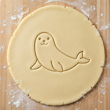 Ausstechform-Set – Robbe (STL, 2‑teilig) – Rohling