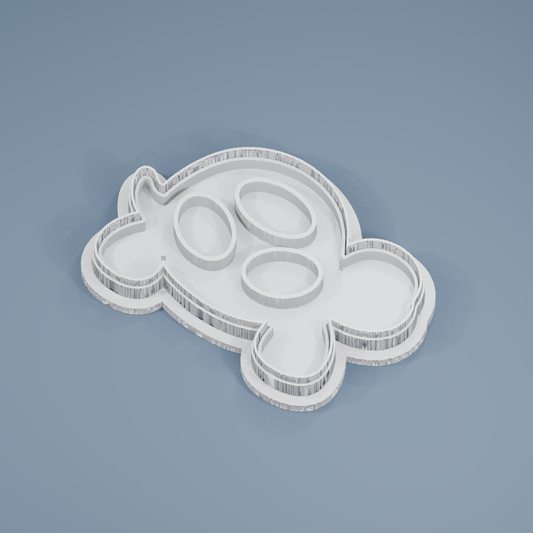 Happy Turtle cookie cutter and imprint stamp
