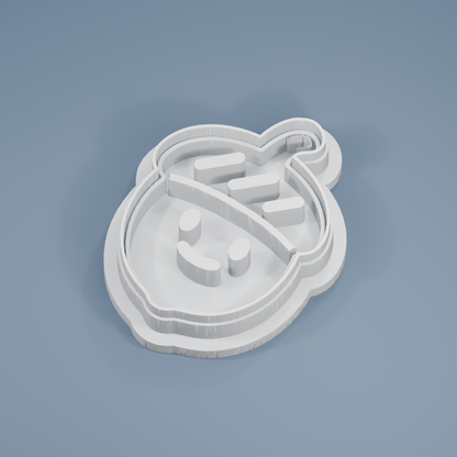 Harvest Acorn cookie cutter and imprint stamp